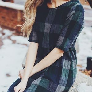 Piper and Scoot Plaid Dress